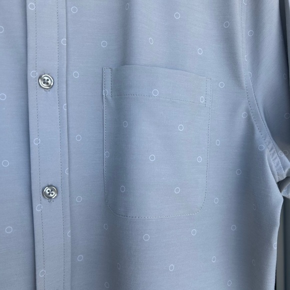 Vuori Light Gray Casual Button Down Shirt - Picture 2 of 9